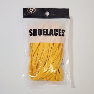 63" Inch YELLOW FLAT REPLACEMENT SHOELACES FOR NIKE JORDAN SHOELACES 160cm